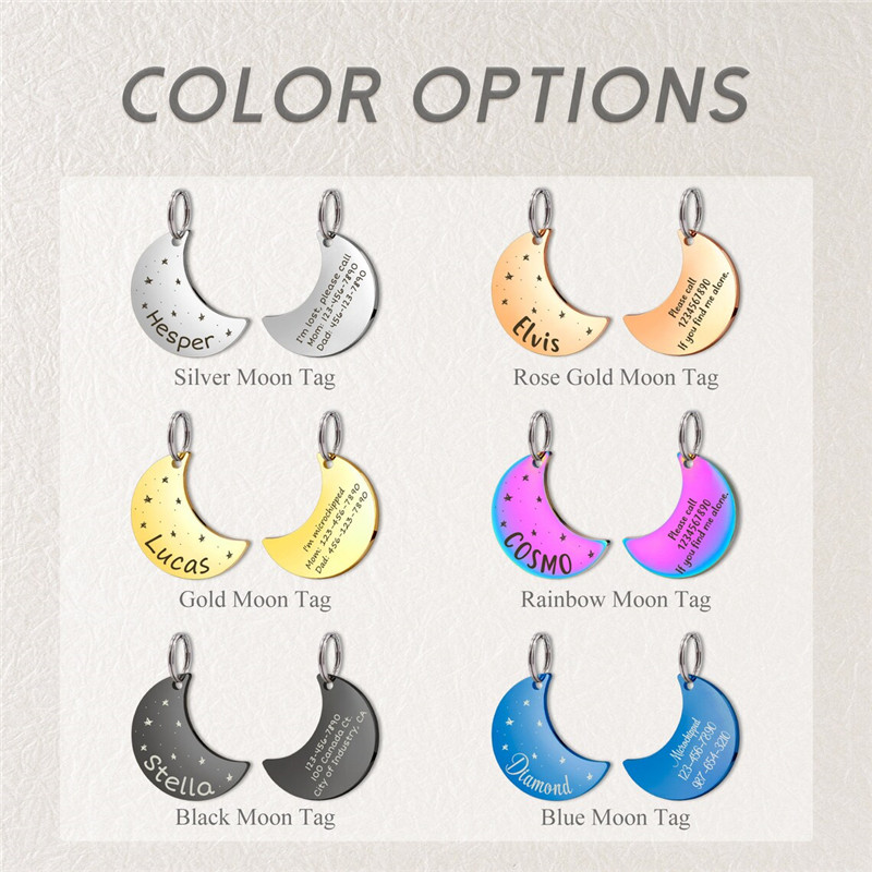 Personalized Anti-lost ID Tag  - Custom Night Sky review and price