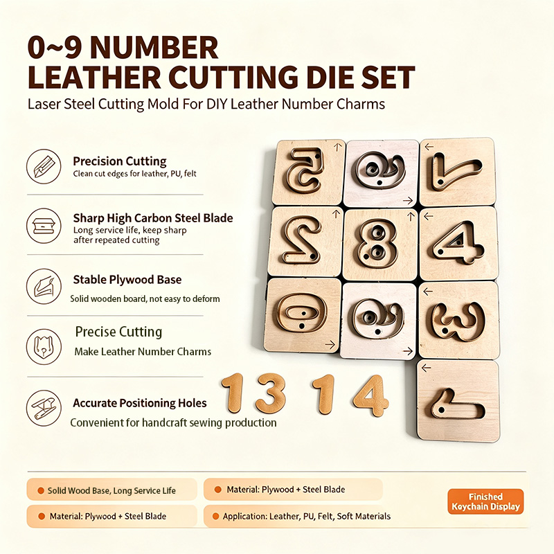 0-9 Digit Leather Keychain Cra - Monogram Keychain Leather review and price