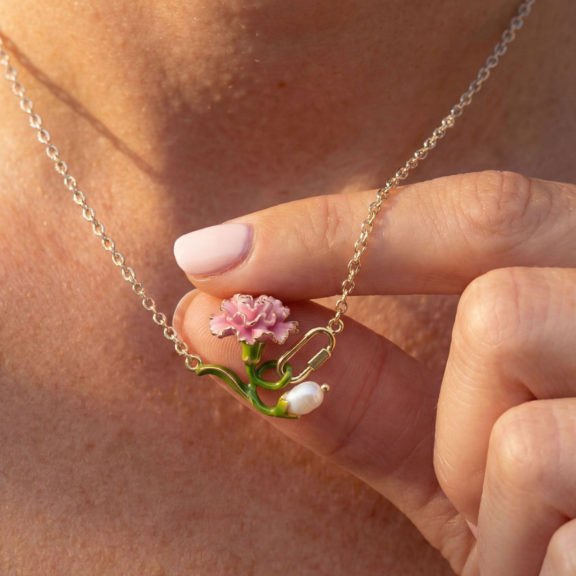 12 Month Birth Flower Necklace - Birth Flower Necklace review and price