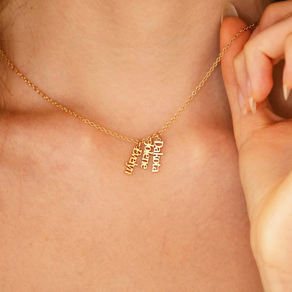 Custom Multiple Name Necklace  - Birth Flower Necklace review and price