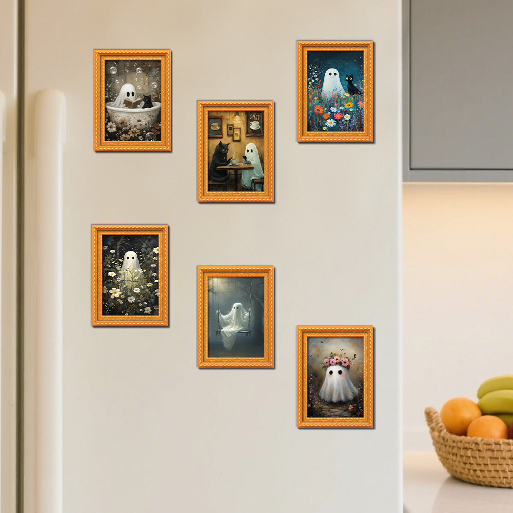 Creative 3d Halloween Fridge M - Engraved Wood Frame review and price