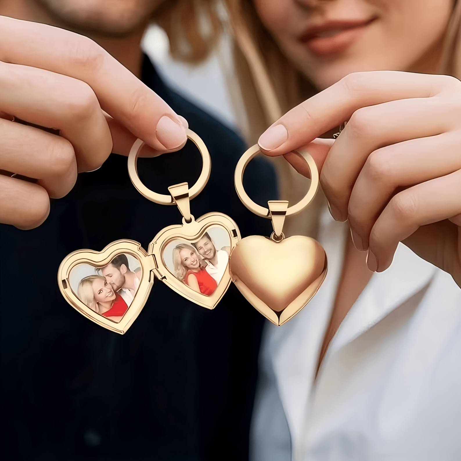 Custom 1/2 Photo Heart Frame L - Initial Ring Custom review and price