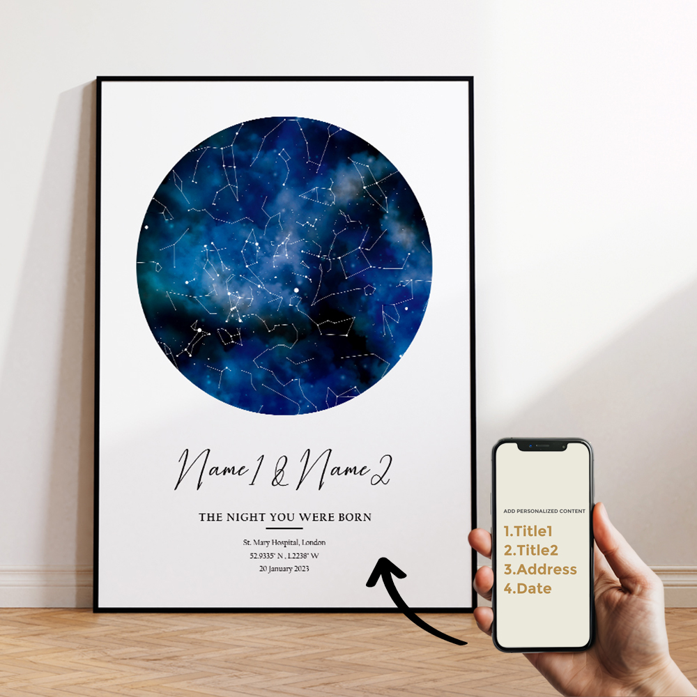 Modern Custom Personalized Nig - Custom Night Sky review and price