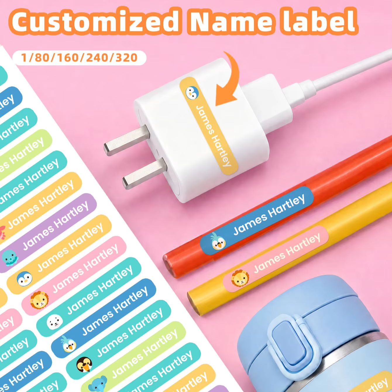 1-320PCS Custom Cartoon Name S - Personalized Name Box review and price